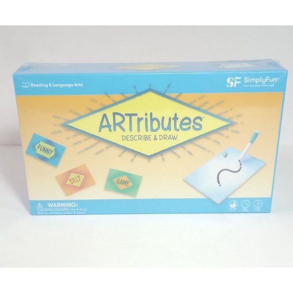 Simply Fun ARTributes Describe & Draw Game Reading & Comprehension NEW SEALED - Picture 6 of 7
